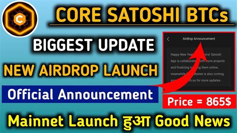 Satoshi Official Announcement Satoshi Coin Listing Satoshi New Update