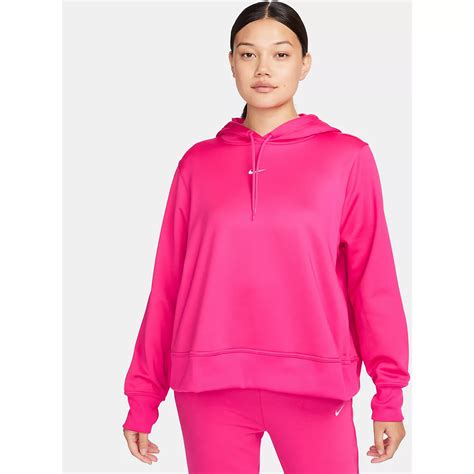 Nike Women S One Therma Fit Plus Size Pullover Hoodie Academy