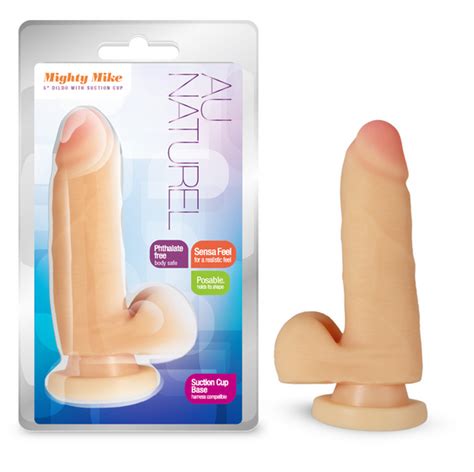 Blush Novelties Mighty Mike Au Naturel Inch Dildo Hush Canada