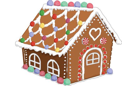 Gingerbread House Clip Art Vector Images And Illustrations Istock