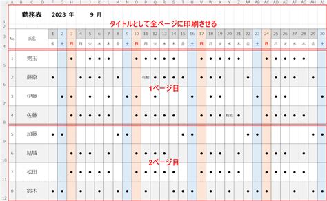 エクセルで2ページに分けて印刷する方法Office Hack