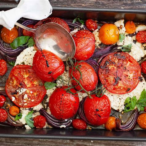 Roasted Tomatoes And Feta Seasons And Suppers