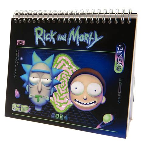 Rick And Morty 2024 Desktop Calendar Showorld UK