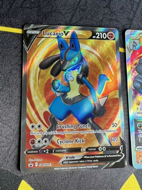 Mavin Lucario Vstar Swsh And Lucario V Swsh Brilliant Stars