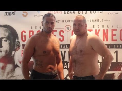 HEAVYWEIGHT CLASH NICK WEBB V IVICA PERKOVIC OFFICIAL WEIGH IN