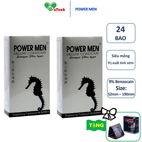 Combo H P Bao Cao Su K O D I Th I Gian Power Men Longer Plus V Power