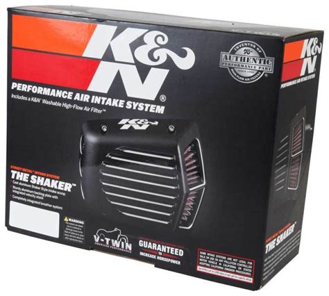 K N Street Metal Intake System For 01 16 Harley Davidson Softail Dyna