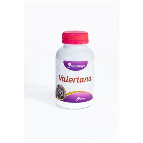 Valeriana 500MG 100 Capsulas Erva Nativa No Shoptime