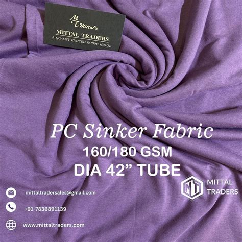 Gsm Poly Cotton Single Jersey T Shirt Fabric At Rs Kg Colored