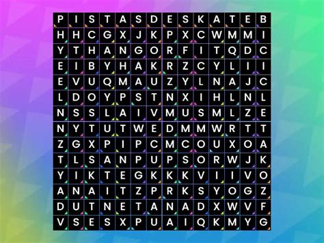 Esportes Radicais Urbanos Wordsearch