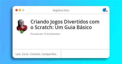 Criando Jogos Divertidos o Scratch Um Guia Básico