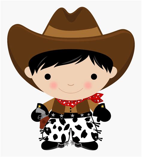 Baby Boy Cowboy Clip Art