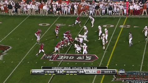 Bcs National Championship Alabama Crimson Tide Vs Texas