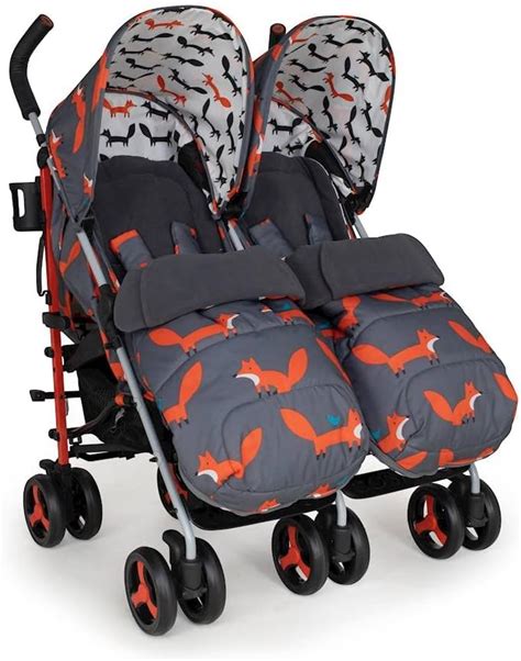 Cosatto Supa Dupa Double Stroller Pushchair From Birth 0 25kg