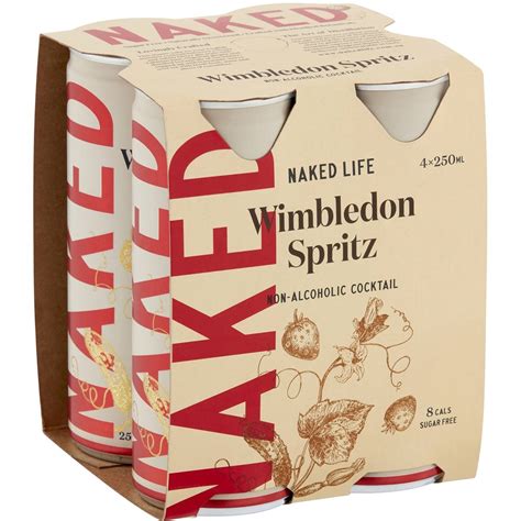 Naked Life Non Alcoholic Wimbledon Spritz Ml X Pack Woolworths Hot