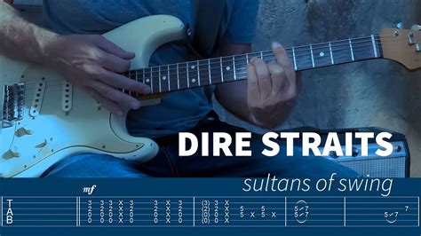 Dire Straits Sultans Of Swing Guitar Lesson With Tabs Markknopfler