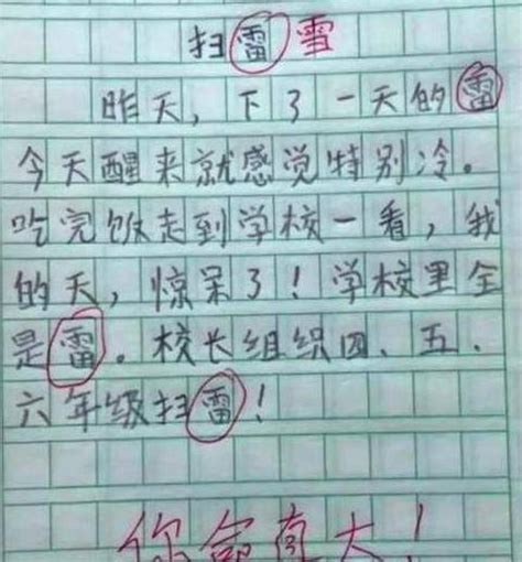 小学生作文《我的小姨》，老师看后笑出鹅叫，小姨直呼这个不能说 哔哩哔哩