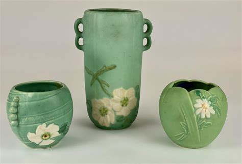 Lot Three Weller Pottery Vases