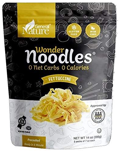 Wonder Noodles 2 Pack Keto Pasta Zero Carb Noodles