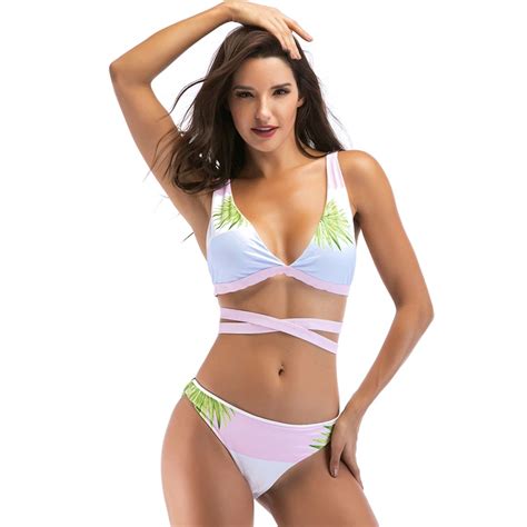 Bandage Bikini Bathing Suit Push Up Brazilian Two Piece Bikini