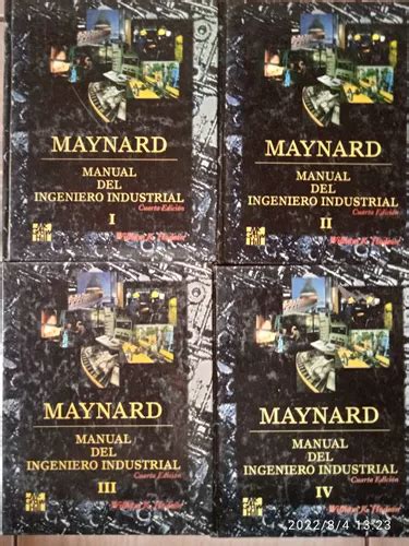 Manual Del Ingeniero Industrial Maynard Remate Tomos Mercadolibre