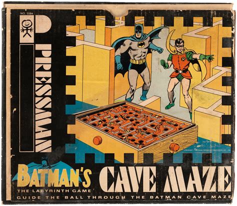 Hakes Batmans Cave Maze Boxed Game