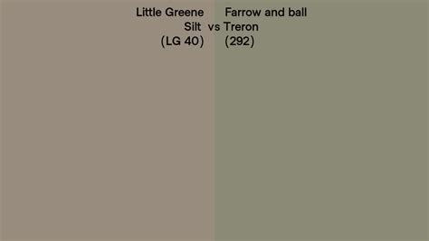 Little Greene Silt Lg 40 Vs Farrow And Ball Treron 292 Side By Side Comparison