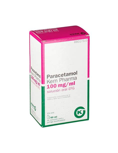 Paracetamol Kern Pharma Mg Ml Solucion Oral Efg Online