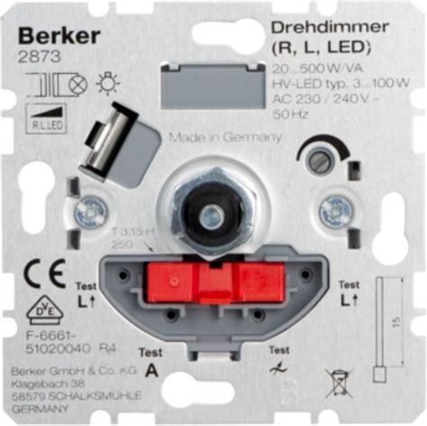 Berker Inbouw Dimmer Led Gloei Halogeen Bol