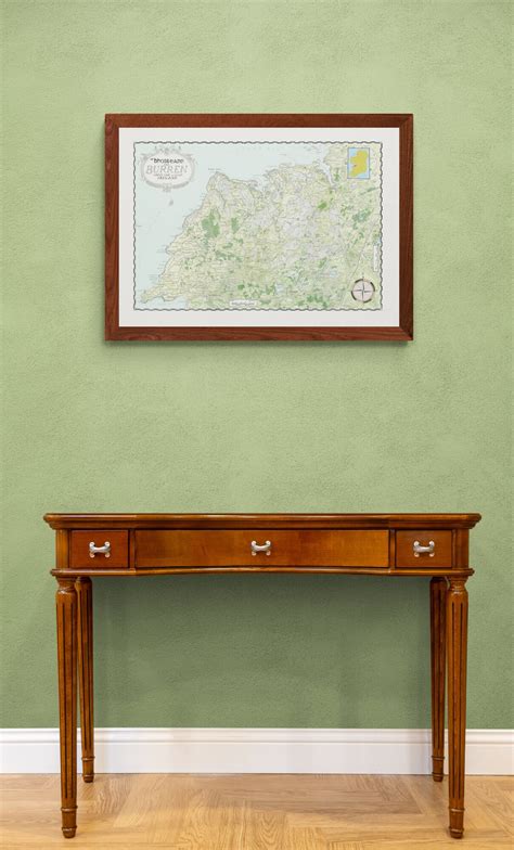 The Burren, Map of the Burren, County Clare Map. - Etsy