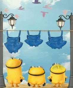 Naked Minion Paint By Number Numpaints Paint By Numbers