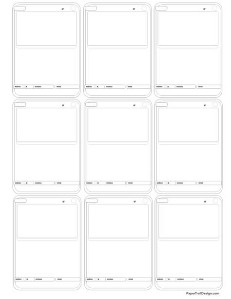 Printable Pokemon Card Template