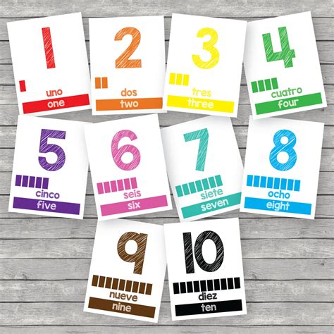 Tarjetas Imprimibles Fichas De Numeros Del 1 Al 10 Para Imprimir A Images Images