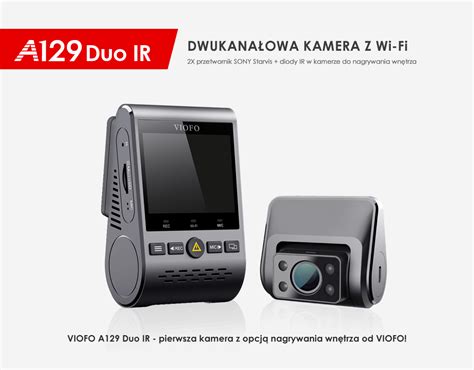 Kamera Samochodowa A129 G DUO IR Kamery Samochodowe VIOFO