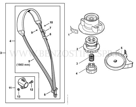 VIKING Триммеры и косы TE TE 600 Головка триммера, ремонт, сервисный ...
