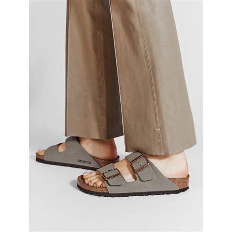 Pantoletten Birkenstock Arizona Bs 0151213 Grau Eschuhe De