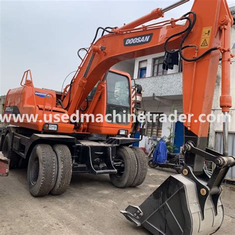 Second Hand Wheel Excavator Used Doosan Wheel Excavator Dh150w 7