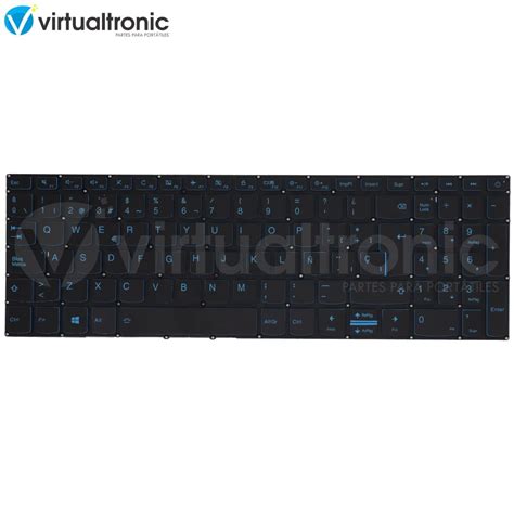 Teclado Lenovo Ideapad L Irh Negro Letras Azules Espa Ol Original