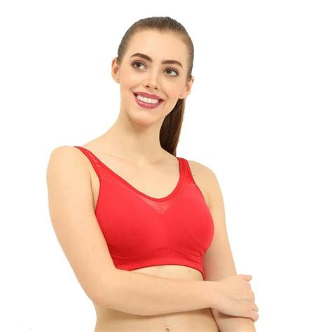 Envie Womens Cotton Full Coverage Bra With Satin Stylish Non Padded