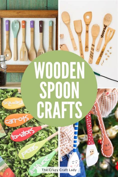 Creative Wooden Spoon Crafts Upcycling Ideas The Crazy Craft Lady