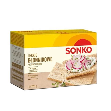 Sonko Pieczywo lekkie błonnikowe 170g 13169775539 Allegro pl