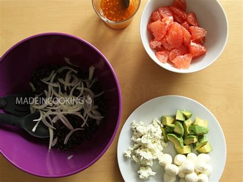 Salade De Riz V N R Au Pamplemousse Et L Avocat Made In Cooking