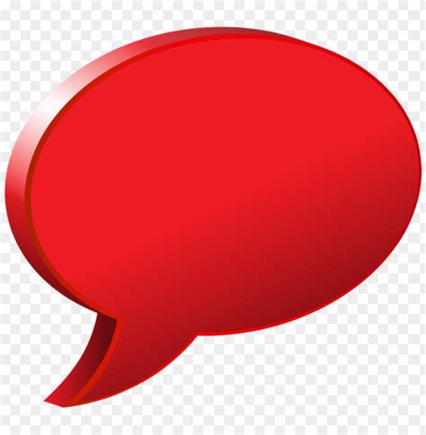 Speech Bubble Red Clipart Png Photo 53045 TOPpng