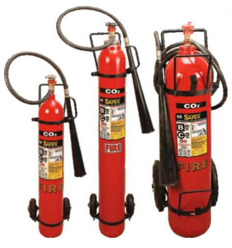 Co Based Safex Trolley Mounted Type C Fire Extinguishers Kg