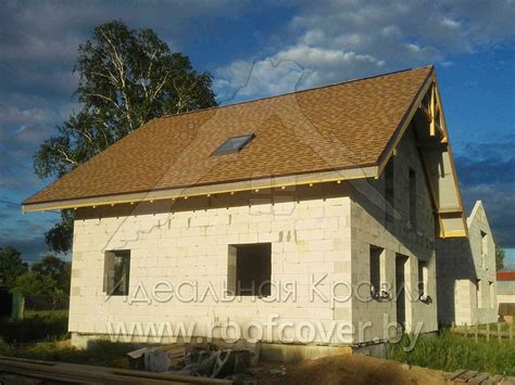 Двухскатная Крыша — монтаж черепицей Shinglas | RoofCover