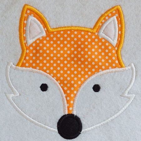 Fox 2 Applique Applique Patterns Applique Applique Pattern