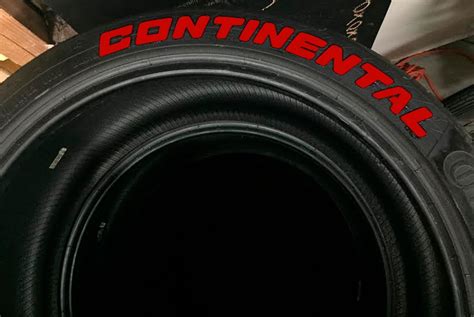 Tire Stickers® Continental Tire Lettering Kit