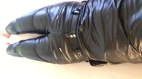 The Tight Feeling Of My New Leather Pants Iii Gay Man Porn Xhamster