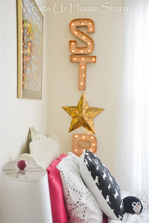 DIY Marquee Letters Sign | Whats Ur Home Story