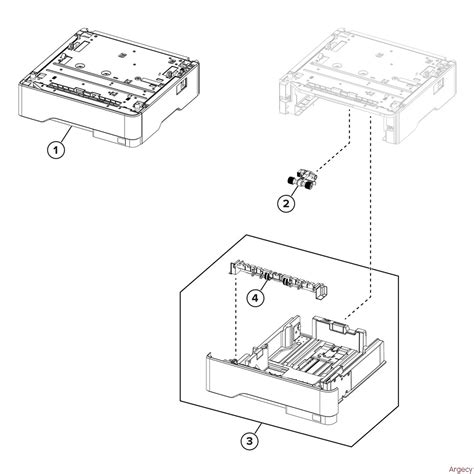 Lexmark Mx532 Mx632 Xm3350 Parts Argecy